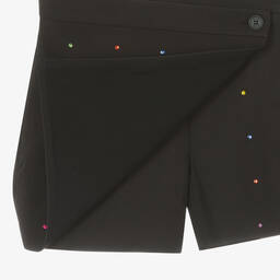 MSGM-شورت سكورت تينز بناتي لون أسود | Childrensalon Outlet