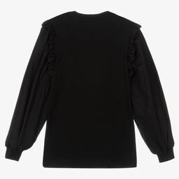 MSGM-Черный топ для девочек-подростков | Childrensalon Outlet