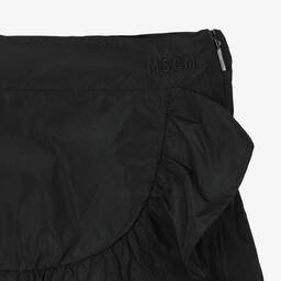 MSGM-Teen Girls Black Ruffle Taffeta Skirt | Childrensalon Outlet