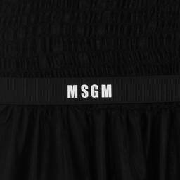 إم إس جي إم-فستان تول لون أسود للمراهقات | Childrensalon Outlet