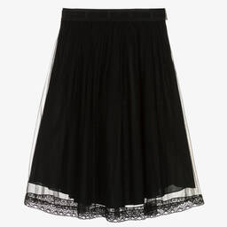 スカート MSGM 3741MDD04L 247622 99 Skirts Black MSGM - Teen Girls Black Tulle Skirt | Childrensalon Outlet