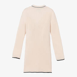 MSGM-Кремовое трикотажное платье | Childrensalon Outlet