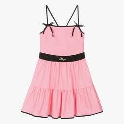 MSGM-Teen Girls Pink Cotton Dress | Childrensalon Outlet