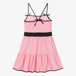 MSGM-Teen Girls Pink Cotton Dress | Childrensalon Outlet
