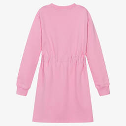 MSGM-Teen Girls Pink Cotton Jersey Dress | Childrensalon Outlet
