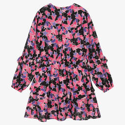 MSGM-Розовое платье со звездами | Childrensalon Outlet