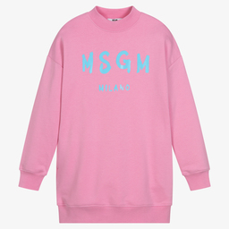 MSGM-Teen Girls Pink Sweatshirt Dress | Childrensalon Outlet