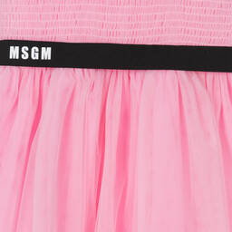 إم إس جي إم-فستان تول لون زهري مع حزام للمراهقات | Childrensalon Outlet