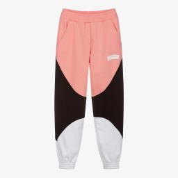 MSGM-Розовые джоггеры с цветовыми блоками для подростков | Childrensalon Outlet