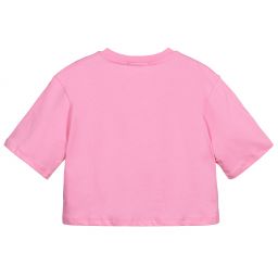 MSGM-Розовый укороченный топ для подростков | Childrensalon Outlet