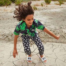 MSGM-Белые шлепанцы для подростков | Childrensalon Outlet