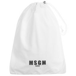 إم إس جي إم-White Faux Leather Trainers | Childrensalon Outlet