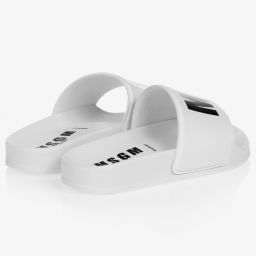 إم إس جي إم-شبشب سلايدرز بي في سي لون أبيض | Childrensalon Outlet