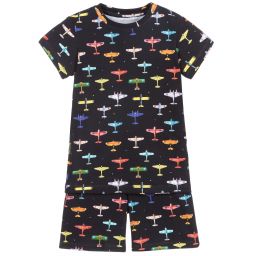 My Little Pie-Black Supima Cotton Pyjamas | Childrensalon Outlet
