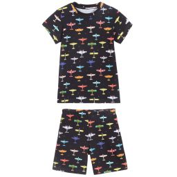 My Little Pie-Black Supima Cotton Pyjamas | Childrensalon Outlet