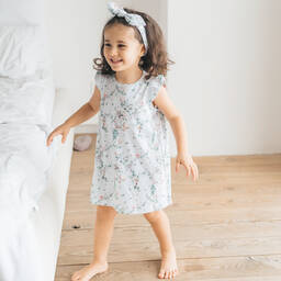 My Little Pie-Голубое платье из хлопка супима | Childrensalon Outlet