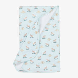 My Little Pie-Blue Supima Cotton Rocking Horse Blanket (80cm) | Childrensalon Outlet