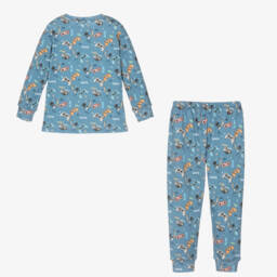 My Little Pie-Boys Blue Gaming Cotton Pyjamas | Childrensalon Outlet