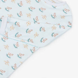 My Little Pie-بيجاما بنقشة حصان هزاز قطن سوبيما لون أزرق فاتح | Childrensalon Outlet