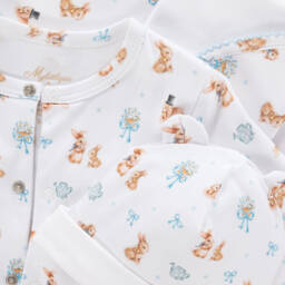 My Little Pie-طقم أفرول بيلا بلو قطن سوبيما لون أبيض للأولاد | Childrensalon Outlet