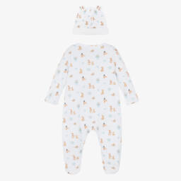 My Little Pie-طقم أفرول بيلا بلو قطن سوبيما لون أبيض للأولاد | Childrensalon Outlet