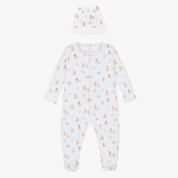 My Little Pie-طقم أفرول بيلا بلو قطن سوبيما لون أبيض للأولاد | Childrensalon Outlet