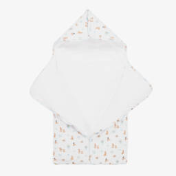 My Little Pie-Boys Ivory Blue Cotton Nest | Childrensalon Outlet