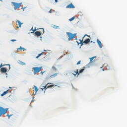 My Little Pie-Boys Supima Cotton Shark Sleepwear | Childrensalon Outlet