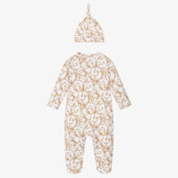 My Little Pie-بيجامة أطفال بيضاء من سوبيما الفاخرة | Childrensalon Outlet