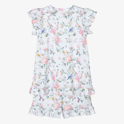 My Little Pie-بيجاما قطن عضوي سوبيما لون أزرق فاتح للبنات | Childrensalon Outlet