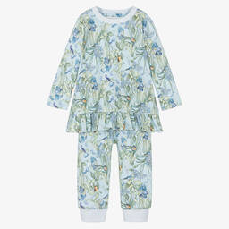 My Little Pie-بيجاما قطن سوبيما عضوي لون أزرق باهت للبنات | Childrensalon Outlet