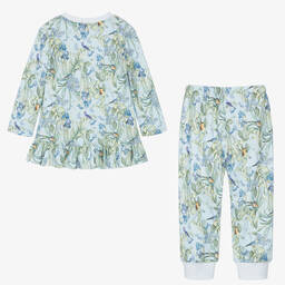 My Little Pie-بيجاما قطن سوبيما عضوي لون أزرق باهت للبنات | Childrensalon Outlet