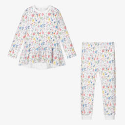 My Little Pie-Белая пижама с полевыми цветами для девочек | Childrensalon Outlet