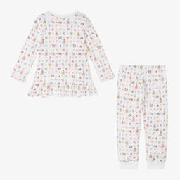 My Little Pie-Girls Heart Print Cotton Pyjama Set | Childrensalon Outlet