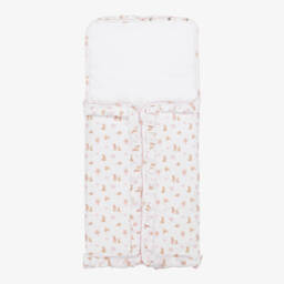 My Little Pie-Girls Ivory Bunny Print Nest | Childrensalon Outlet