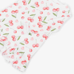 My Little Pie-Girls Ivory Cherry Cotton Pyjama Set | Childrensalon Outlet