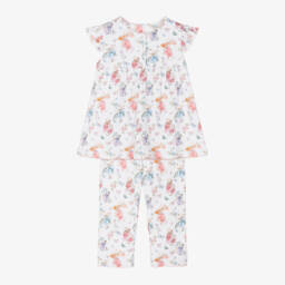 My Little Pie-Girls Ivory Cotton Fairy Pyjamas | Childrensalon Outlet