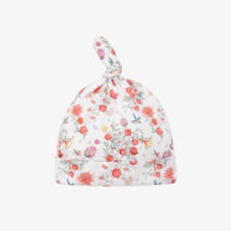 My Little Pie-Girls Ivory Cotton Pomegranate Hat | Childrensalon Outlet
