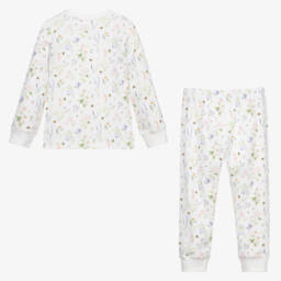 ماي ليتل باي-بيجاما قطن سوبيما عضوي لون عاجي للبنات | Childrensalon Outlet