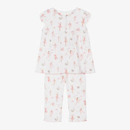 My Little Pie-Girls Ivory Supima Cotton Nightwear | Childrensalon Outlet