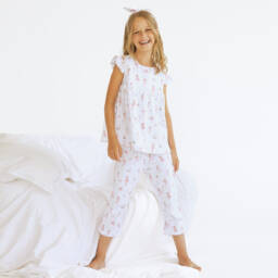 My Little Pie-Girls Ivory Supima Cotton Nightwear | Childrensalon Outlet