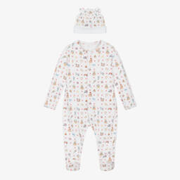 My Little Pie-Girls Ivory Toy Print Babysuit Set | Childrensalon Outlet