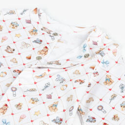 My Little Pie-Girls Ivory Toy Print Babysuit Set | Childrensalon Outlet