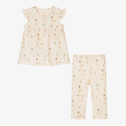 My Little Pie-Girls Soft Yellow Floral Sleepwear | Childrensalon Outlet