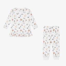 My Little Pie-Girls White Supima Cotton Rider Pyjamas | Childrensalon Outlet