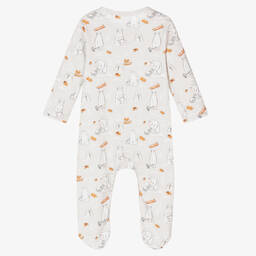 My Little Pie-Grey Cotton Yeti Babygrow | Childrensalon Outlet