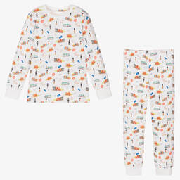 My Little Pie-Ivory Little Train Pyjamas | Childrensalon Outlet