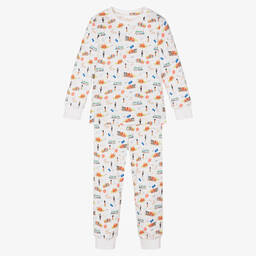 My Little Pie-Ivory Little Train Pyjamas | Childrensalon Outlet
