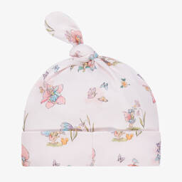 ماي ليتل باي-قبعة قطن سوبيما عضوي لون زهري للمولودات | Childrensalon Outlet