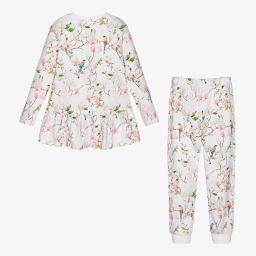 My Little Pie-Пижама из хлопка супима с магнолиями | Childrensalon Outlet